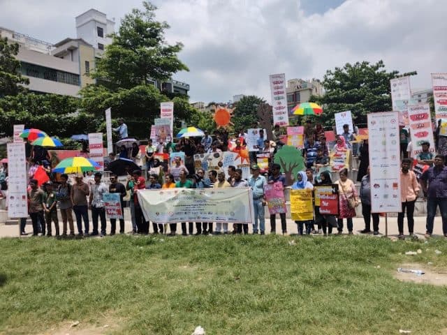 Protest Gathering Demands End to Japanese Investment in Coal and LNG Projects in Bangladesh